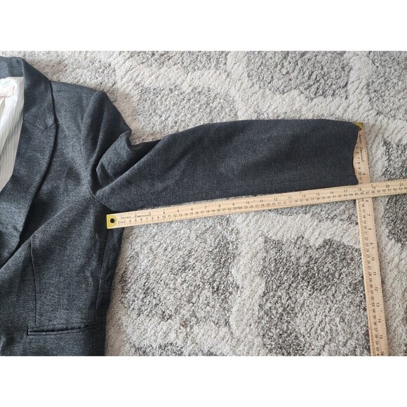 Philosophy Republic Clothing Blazer Women’s XL Grey Professional Chic 1 Button - Picture 8 of 9